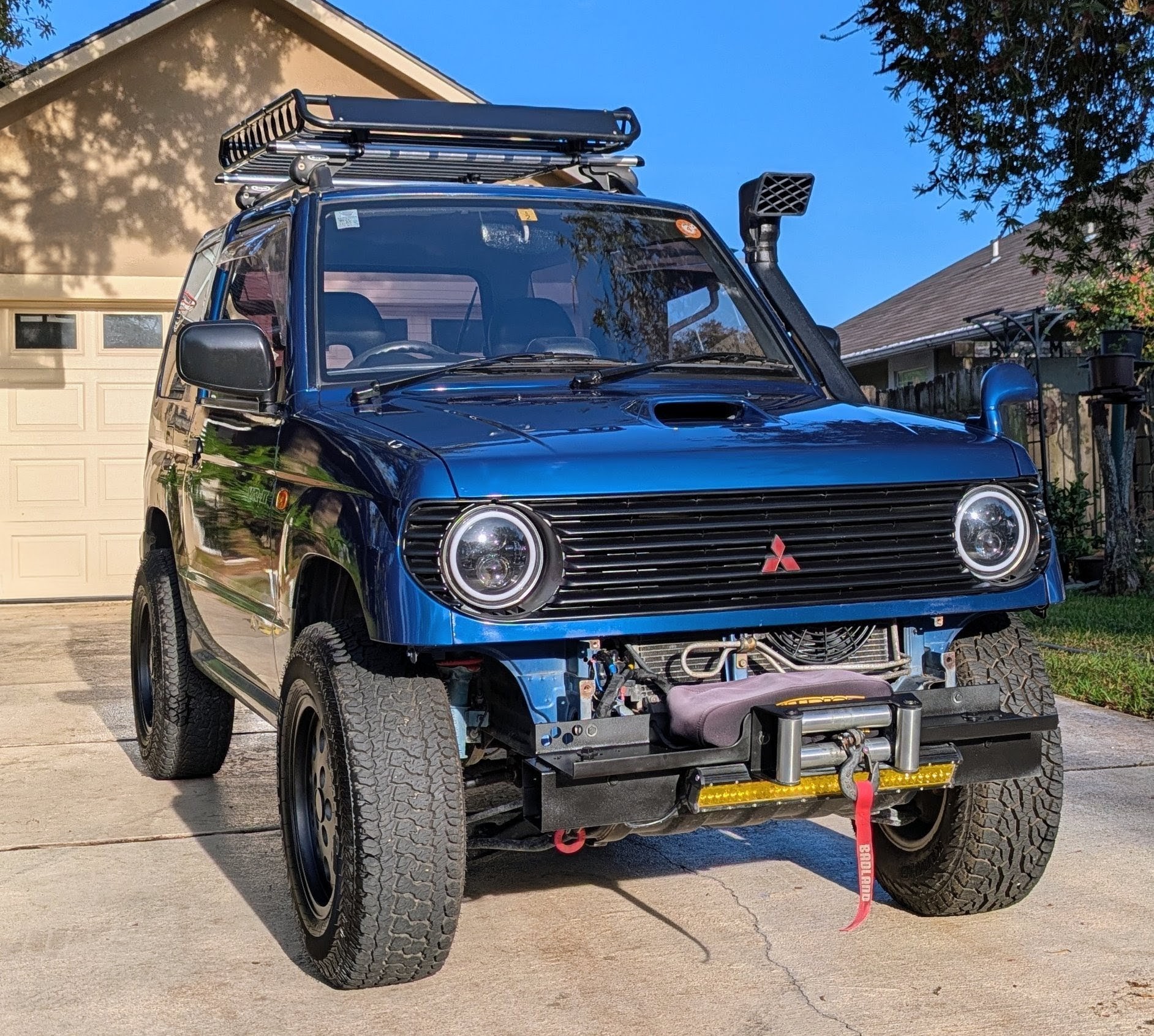 Hood open — engine bay