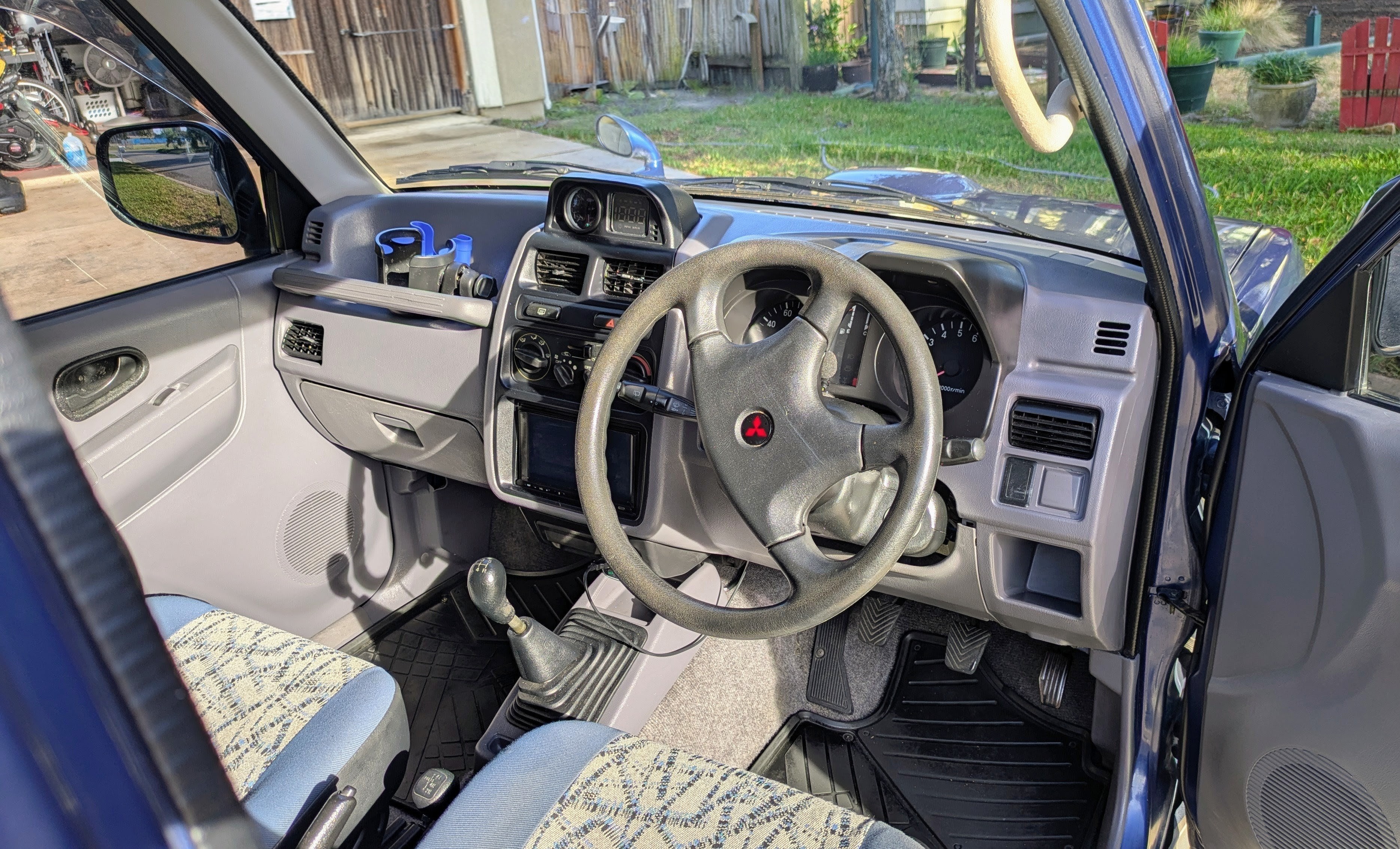 Dashboard and steering wheel