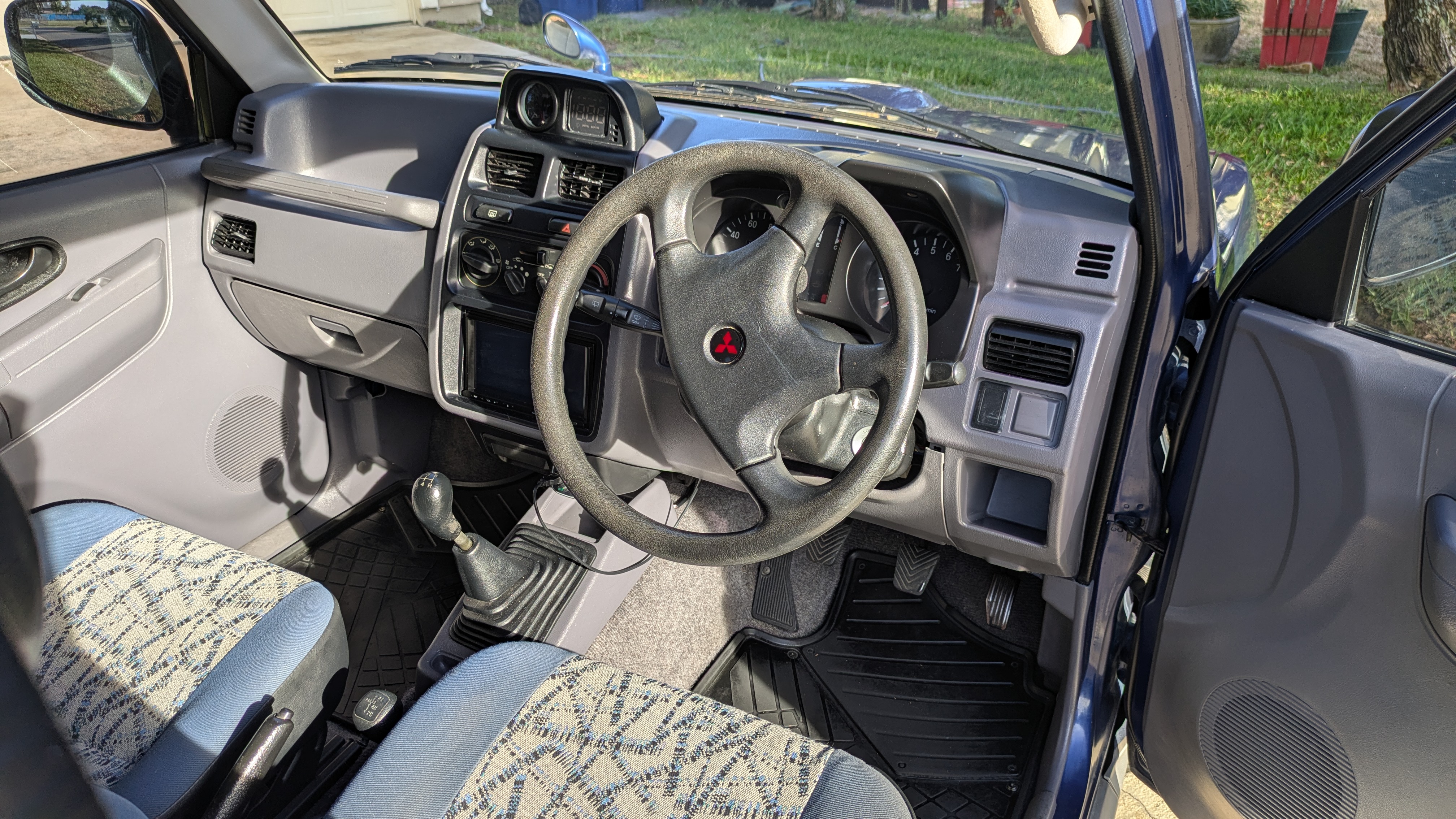 Driver side — seats and controls