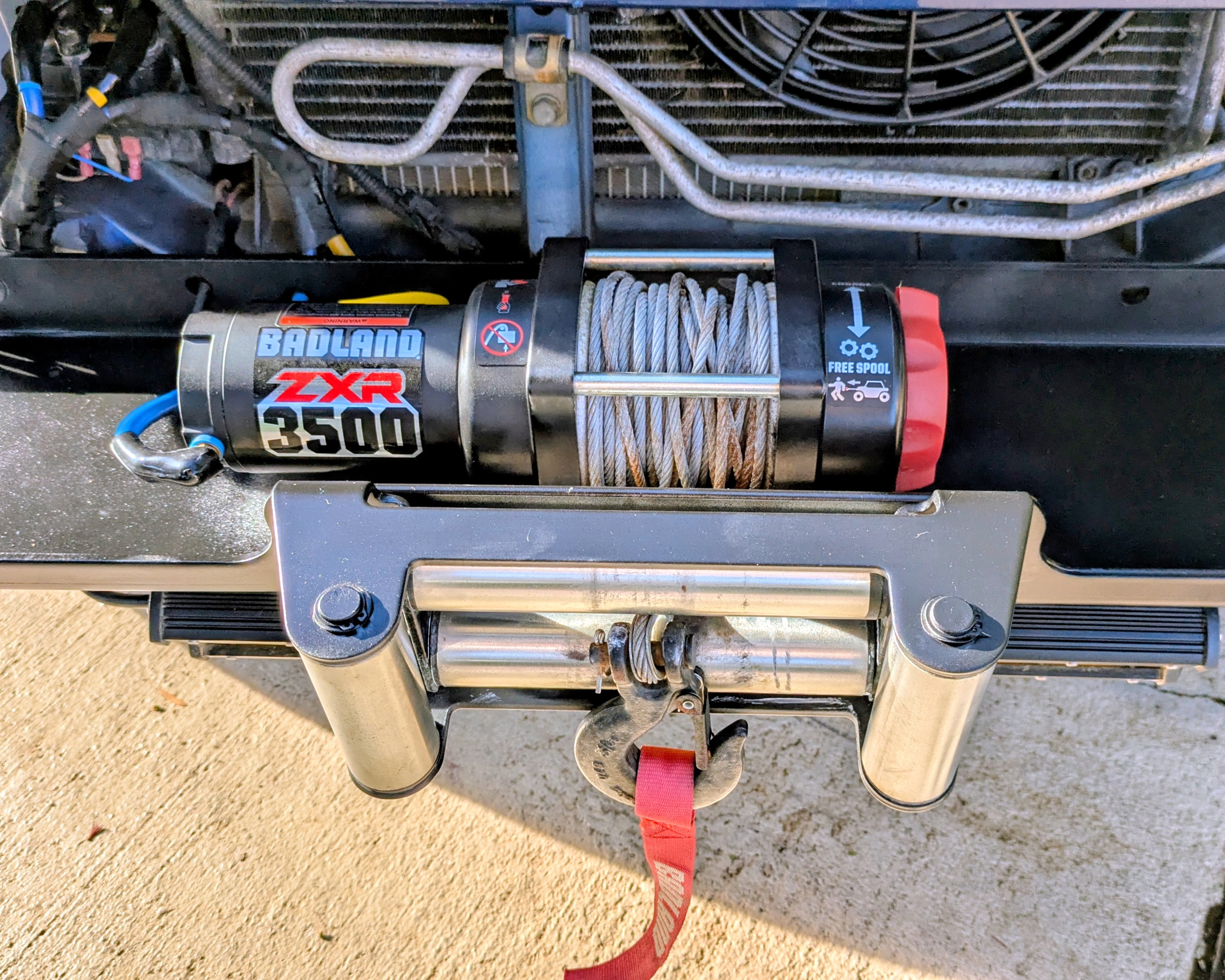 Badland ZXR 3500 winch