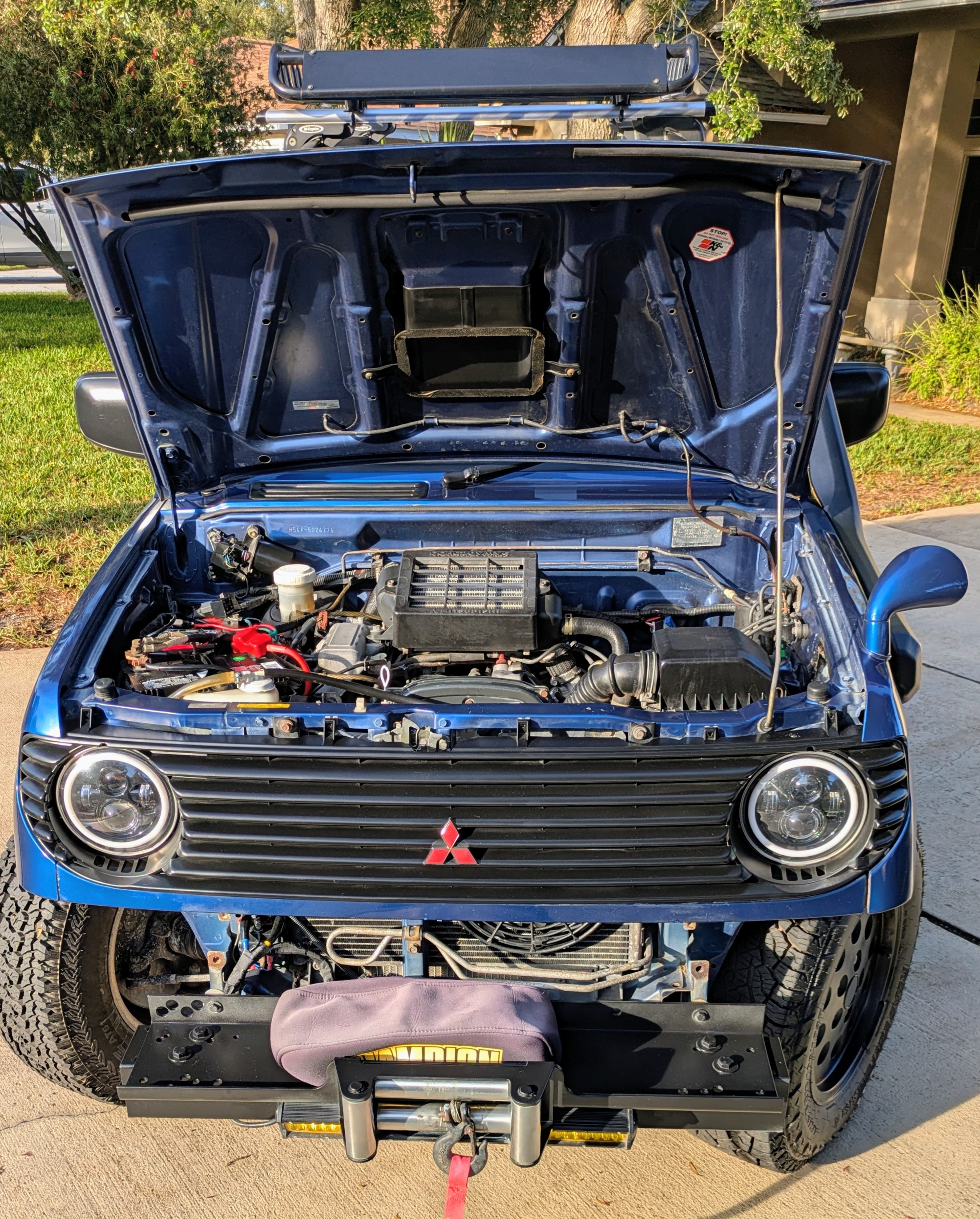 Engine bay — clean and detailed
