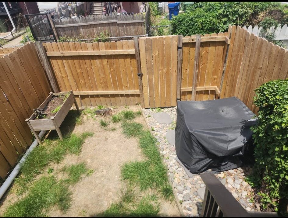 Before: Backyard patio refresh