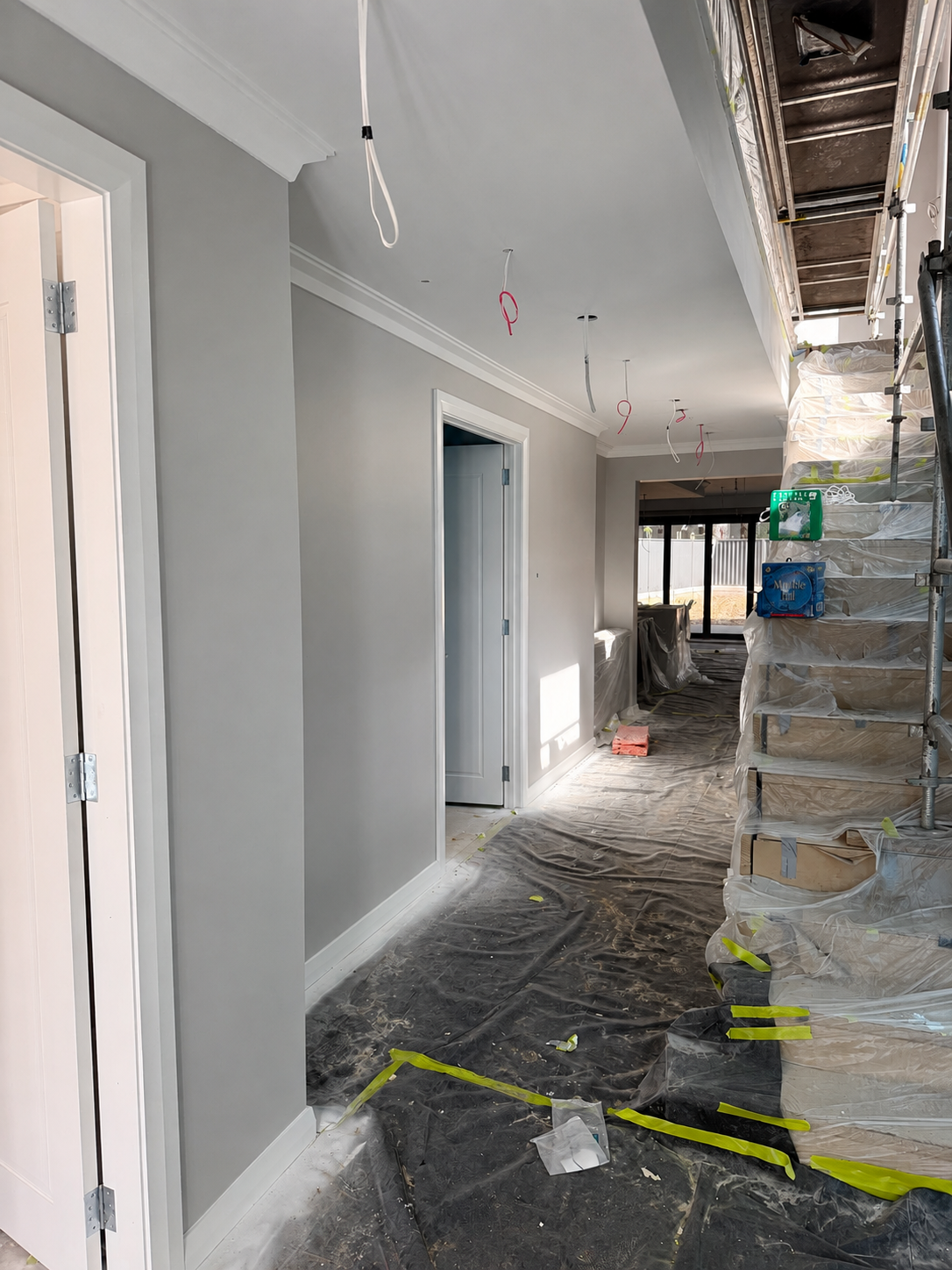 Wall filling and surface prep