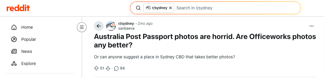 Australia Post Passport photos are horrid Australia Post Passport photos are horrid