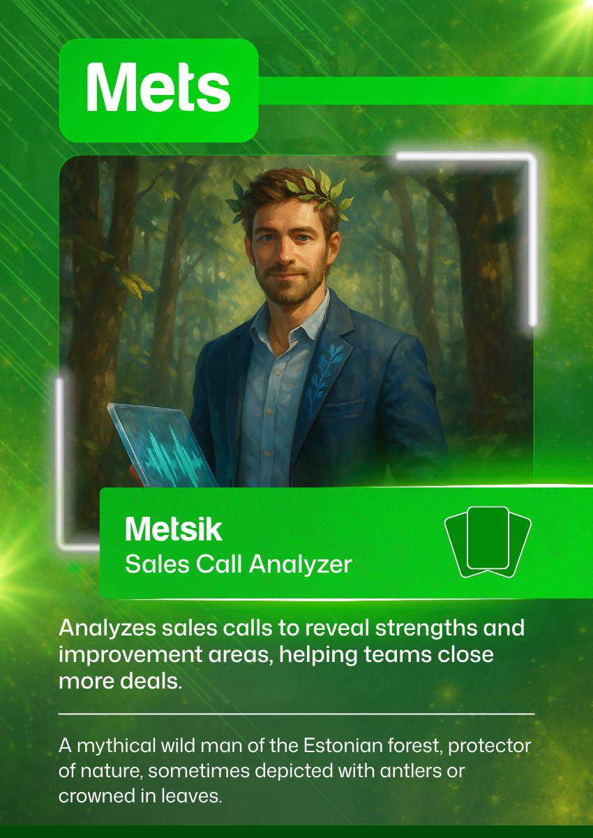 Metsik, Sales Call Analyzer