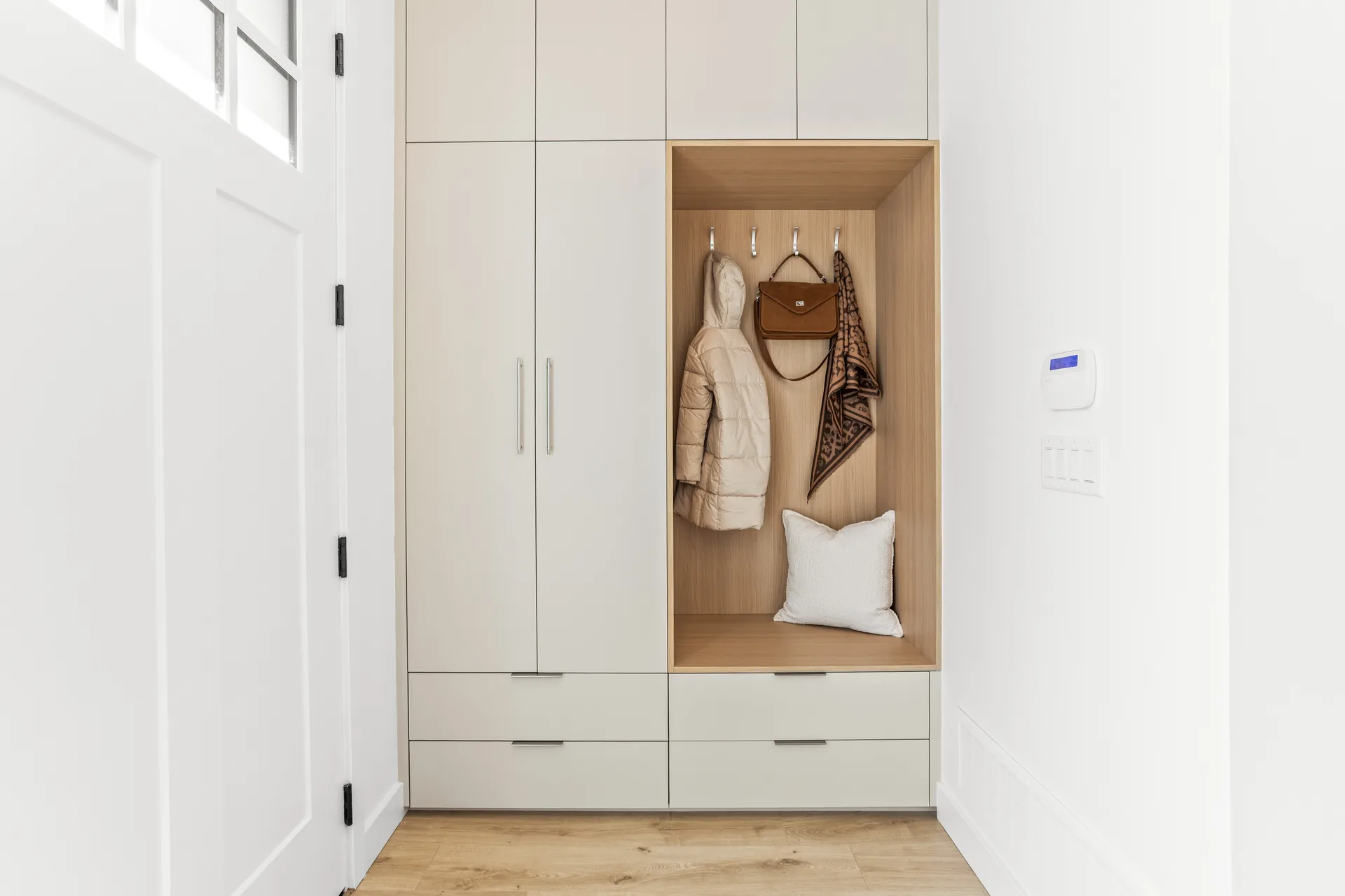 mudroom built-in storage Surrey