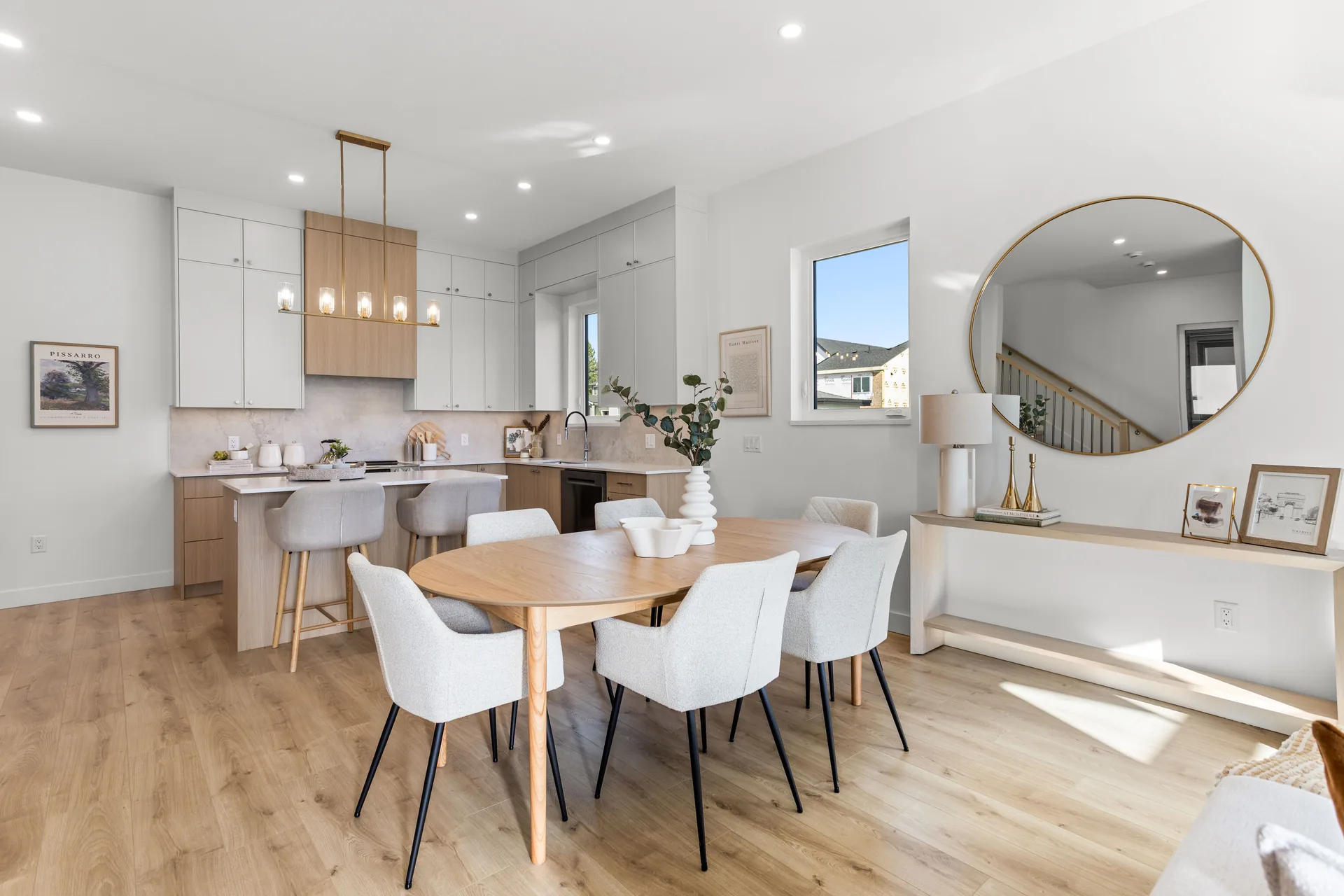 custom white oak kitchen cabinets Surrey