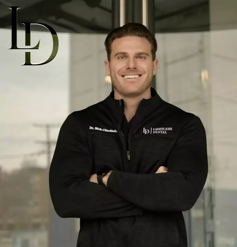 Dr. Nick Ciardiello with patient at Limitless Dental