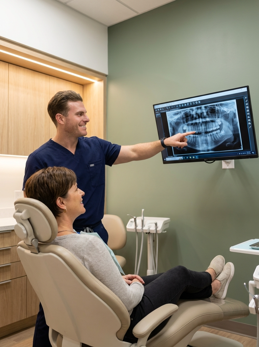 Comprehensive dental exam at Limitless Dental