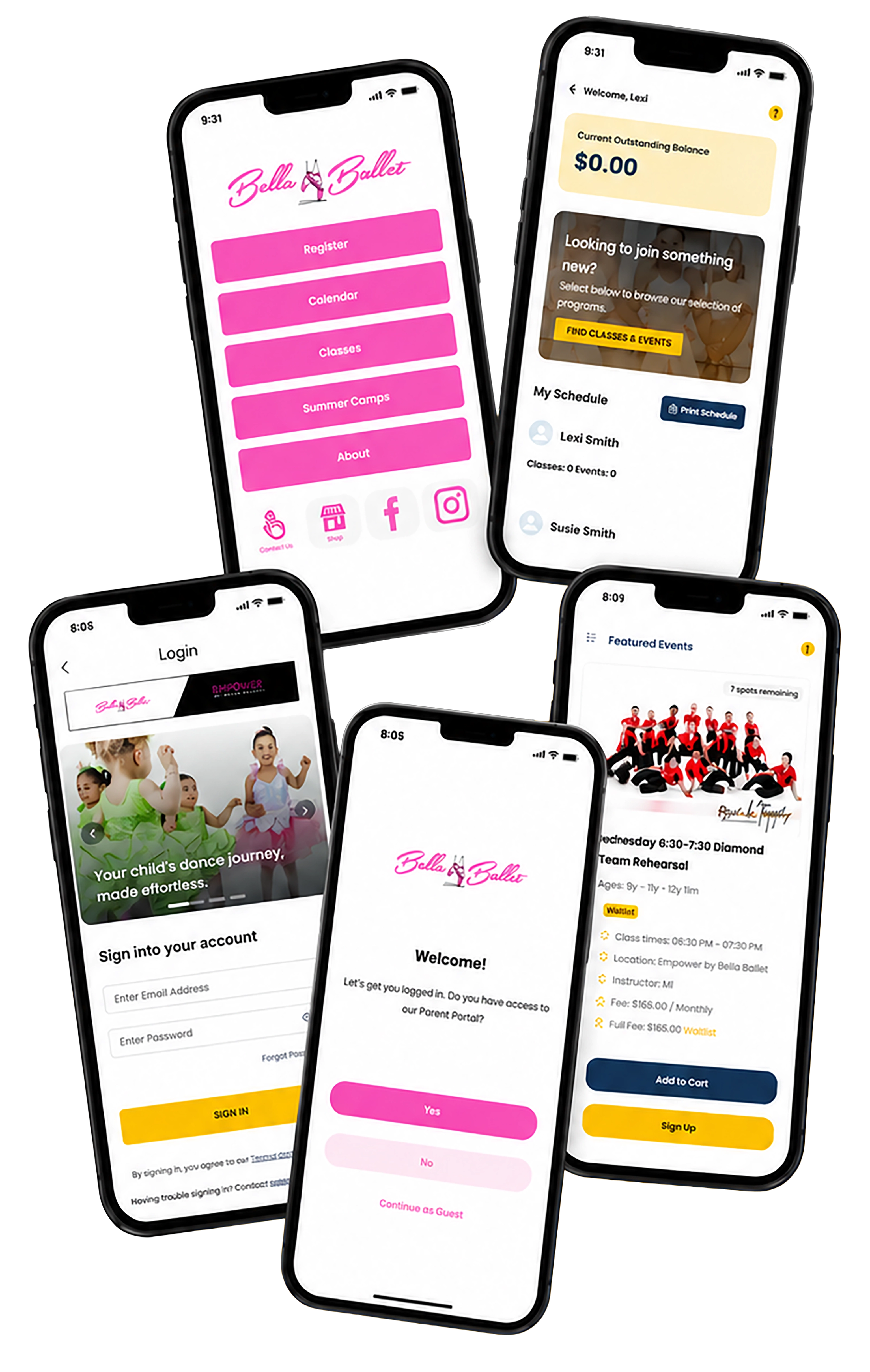 Branded studio app preview