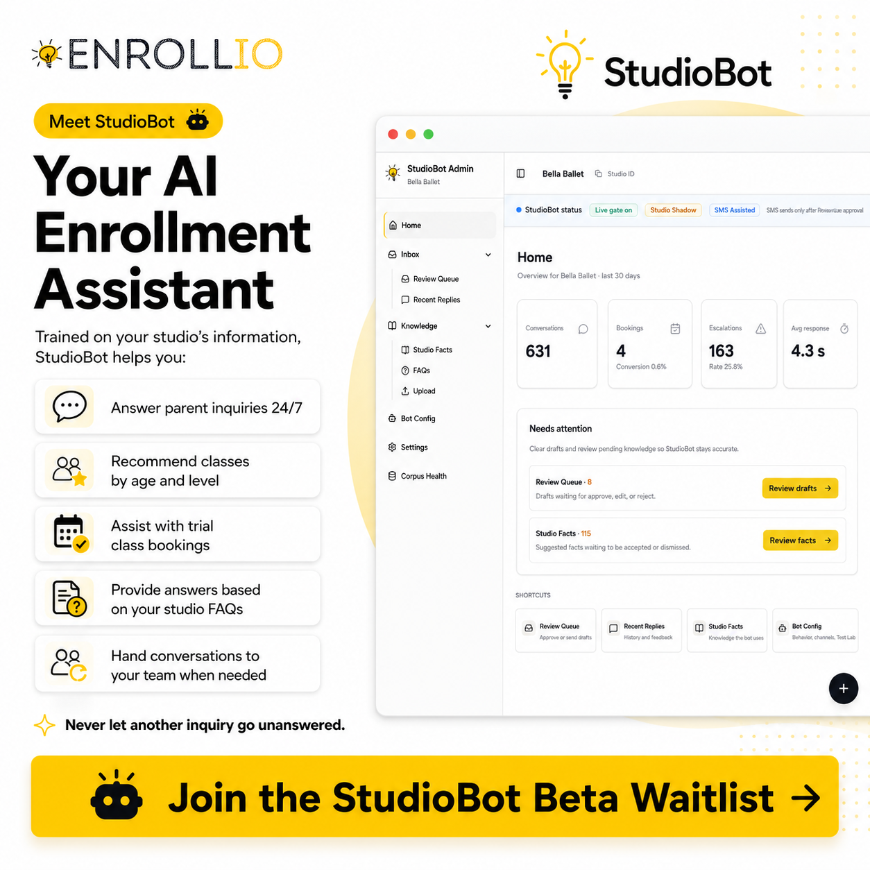 StudioBot AI Assistant