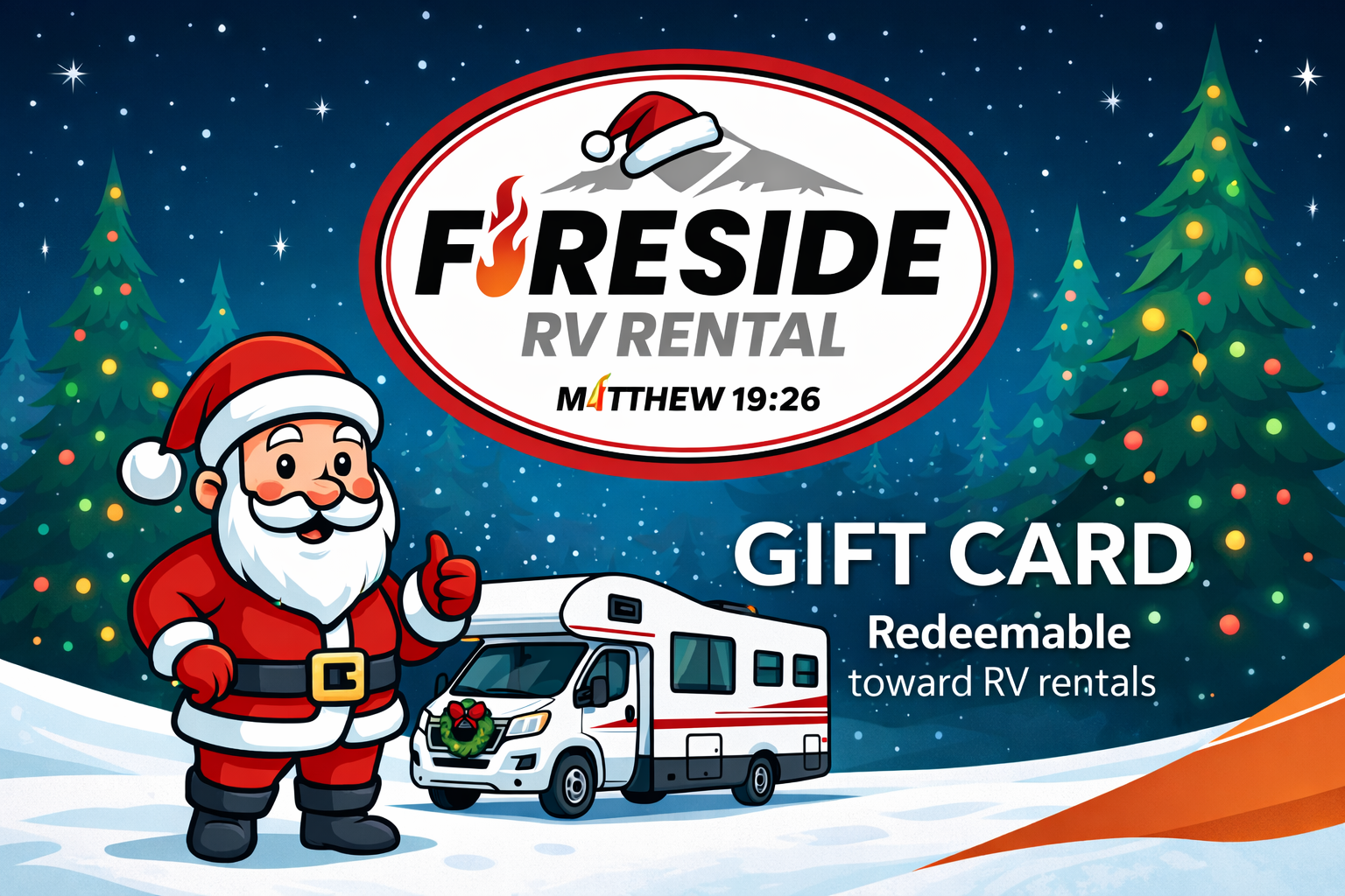 Fireside RV Rental Gift Card