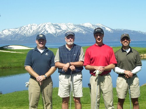 Search America Team Golfing in Lake Tahoe