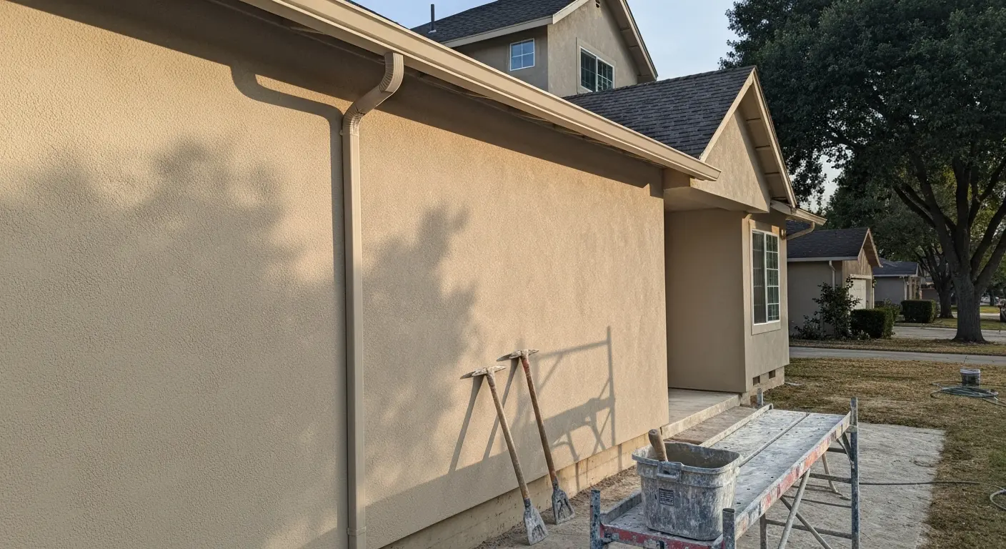 Full re-stucco project