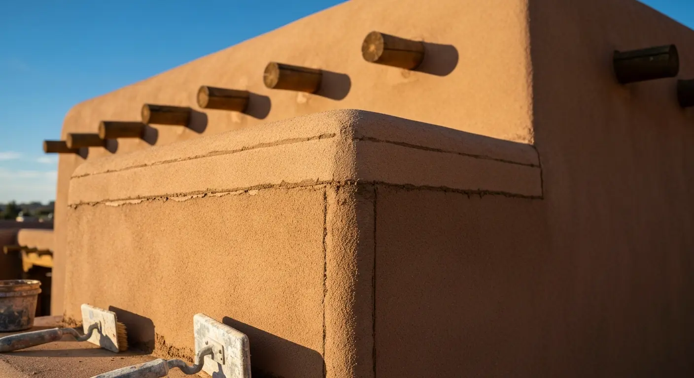 Stucco repair in Santa Fe