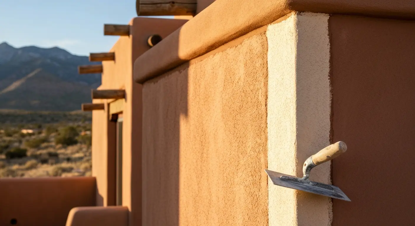 Stucco restoration project
