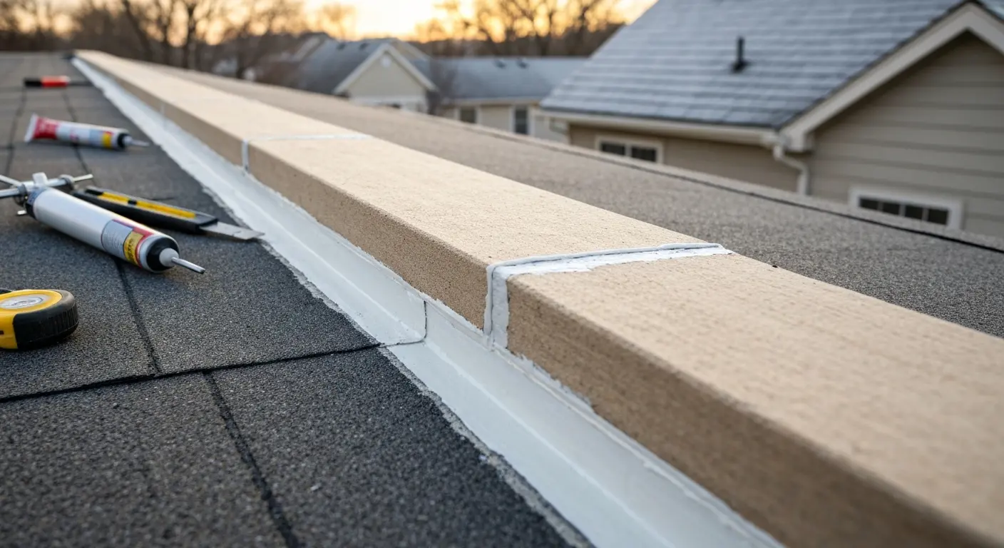 Parapet repair detail