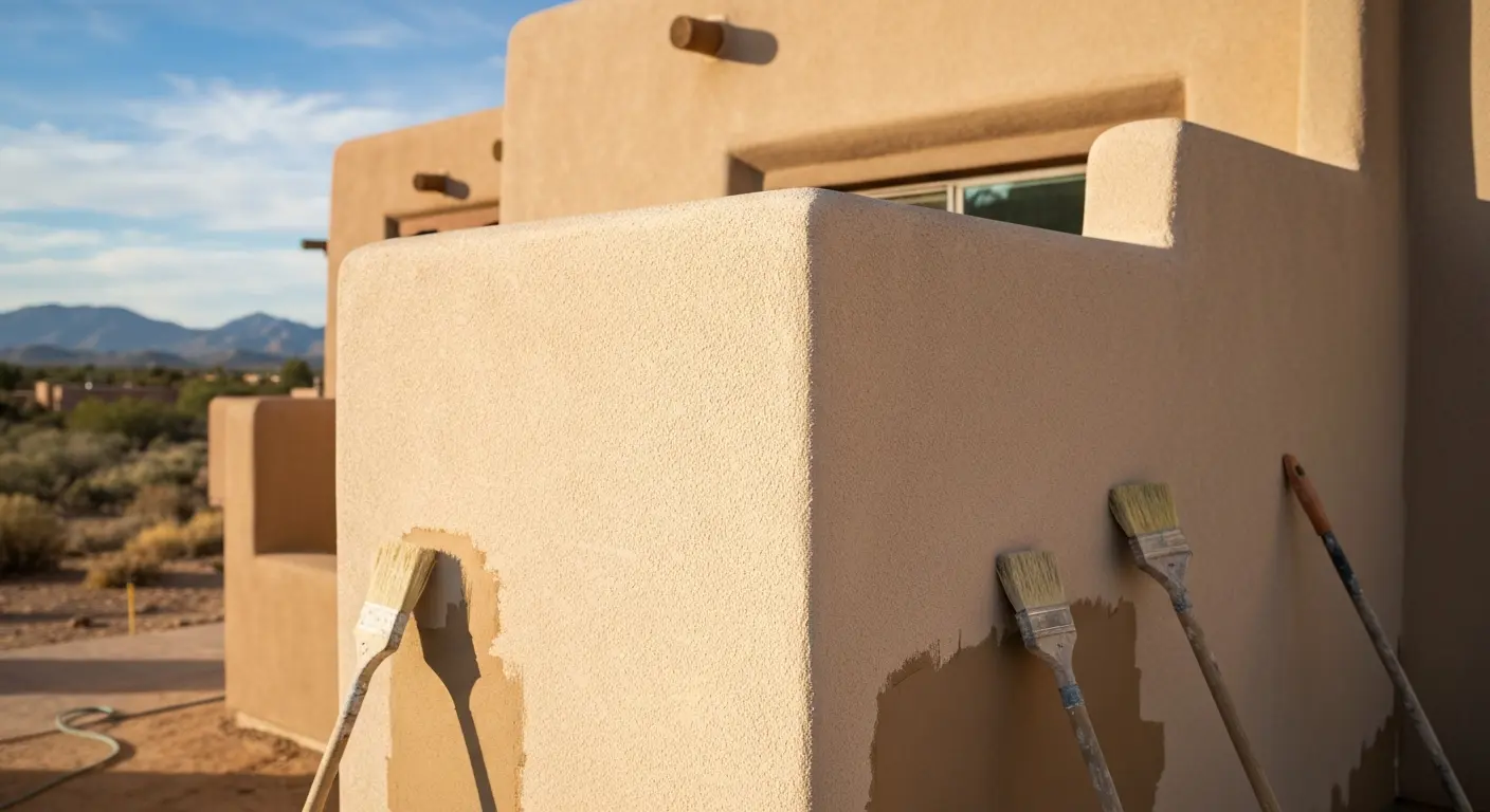 Synthetic stucco installation