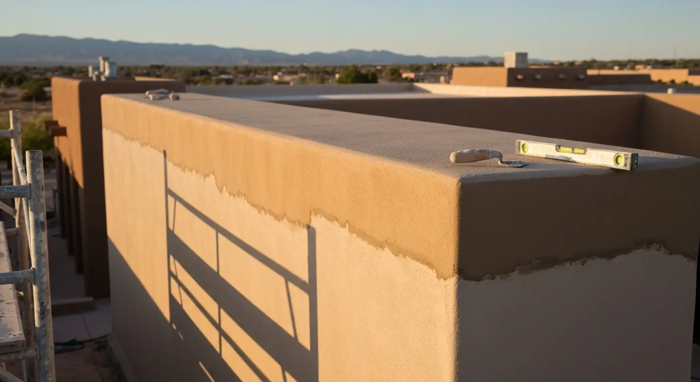 Parapet repair in Albuquerque
