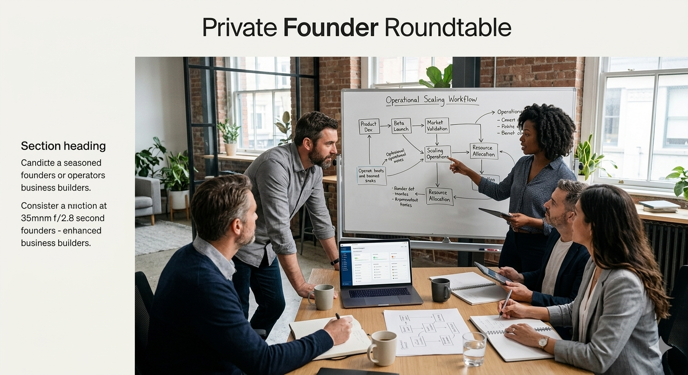 Founder Roundtable — small group working session
