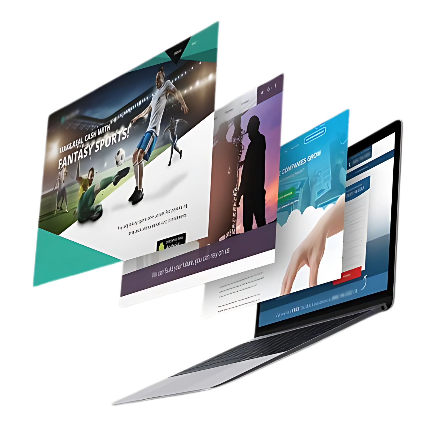 Smart website design preview by Digital Forest AI