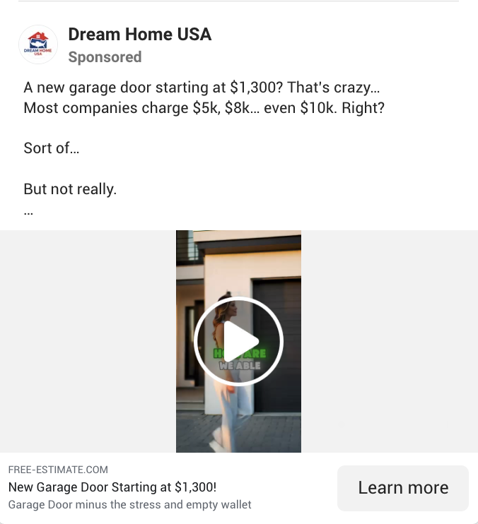 Facebook Ad