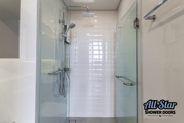 glass shower door in Marietta