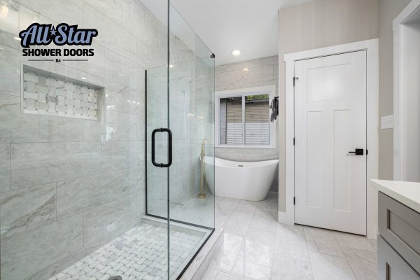 Semi Frameless Glass shower doors