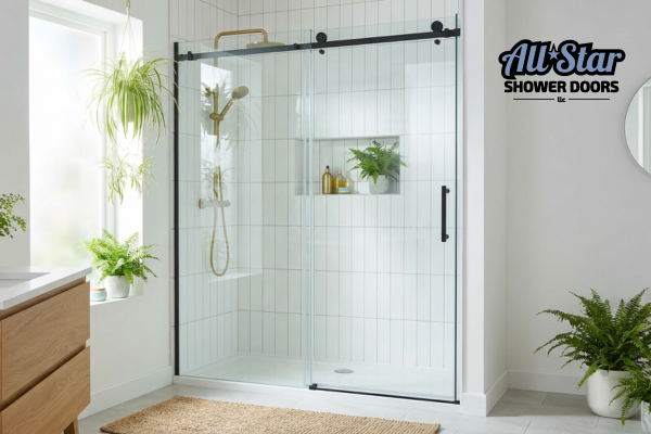 frameless Sliding Shower Doors in Woodstock georgia