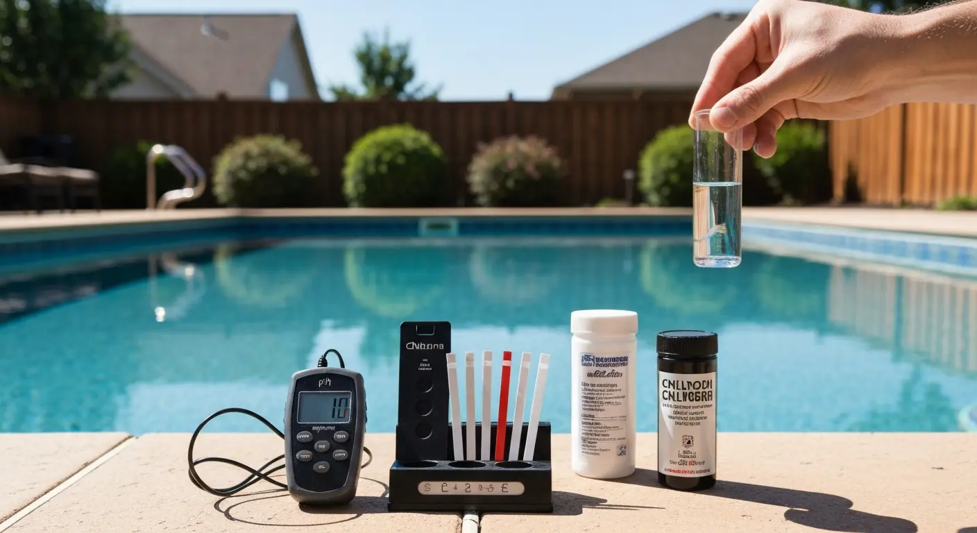 Water chemistry testing and balancing
