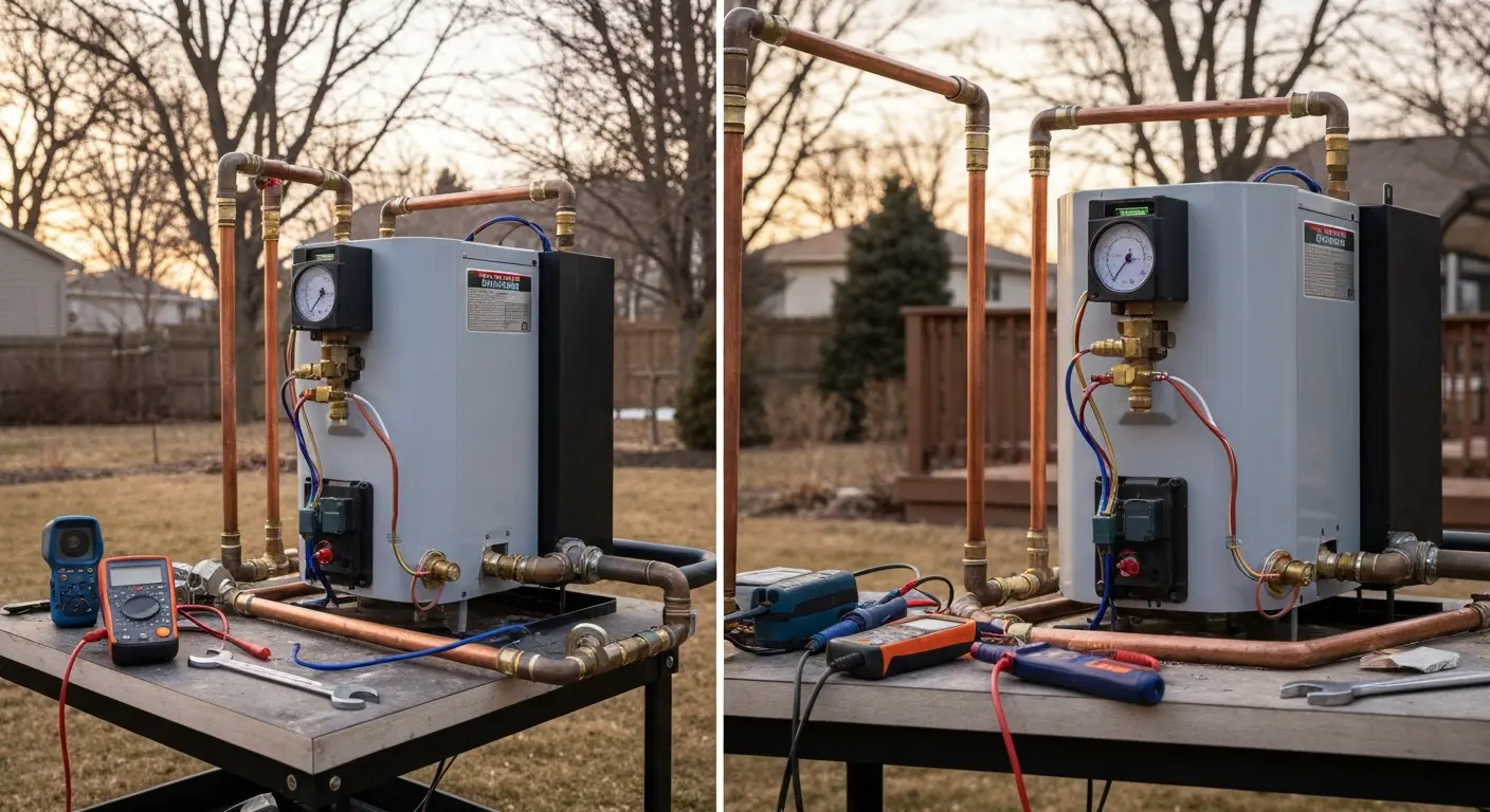 Hot tub heater repair service
