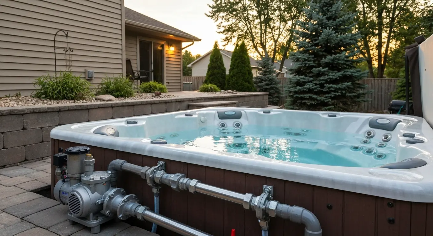Hot tub pump repair service