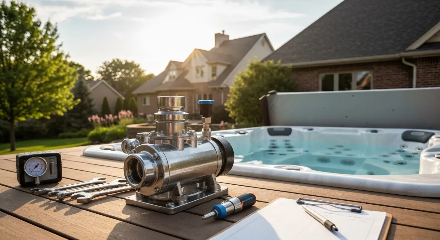 Hot tub repair service Edina