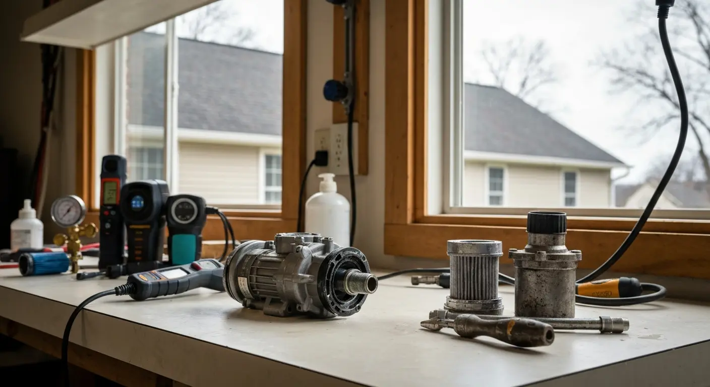 Hot tub leak repair service