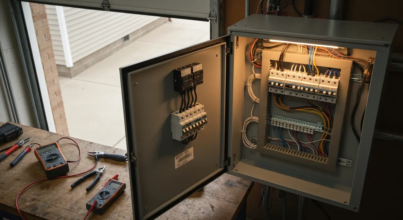 Electrical control panel repair