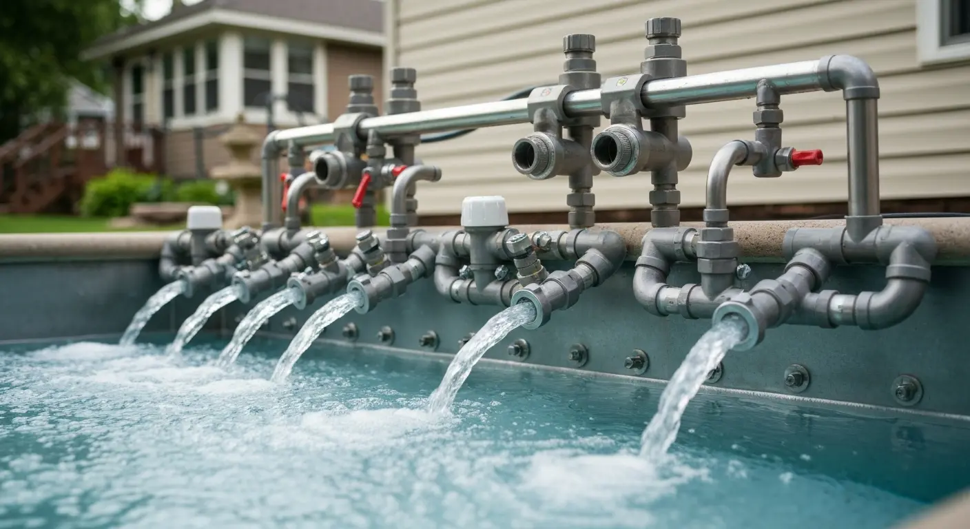 Hot tub jet pump and plumbing repair