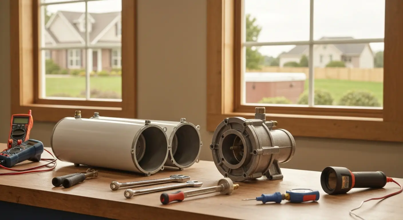 Hot tub heater and pump repair
