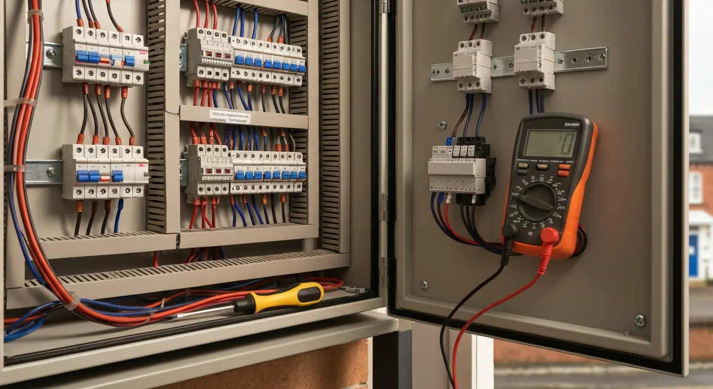 Control panel and electrical repair