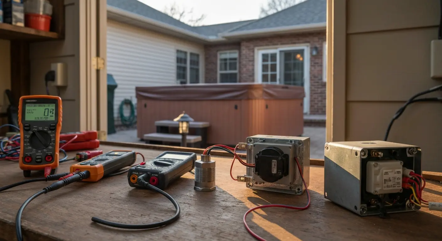 Electrical repair for hot tubs
