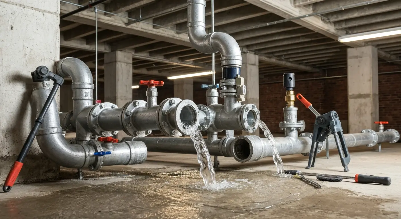 Commercial drain service