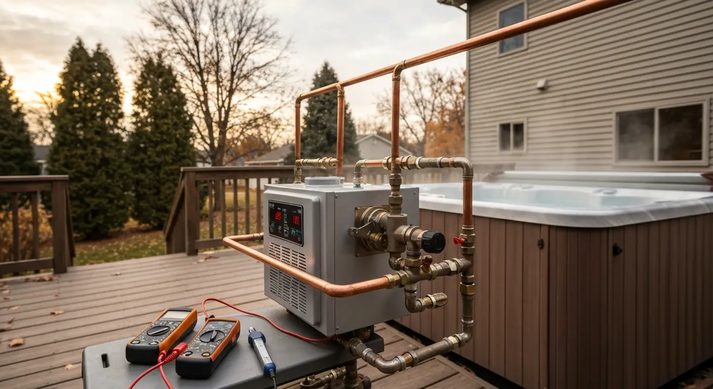 Heater repair for hot tubs