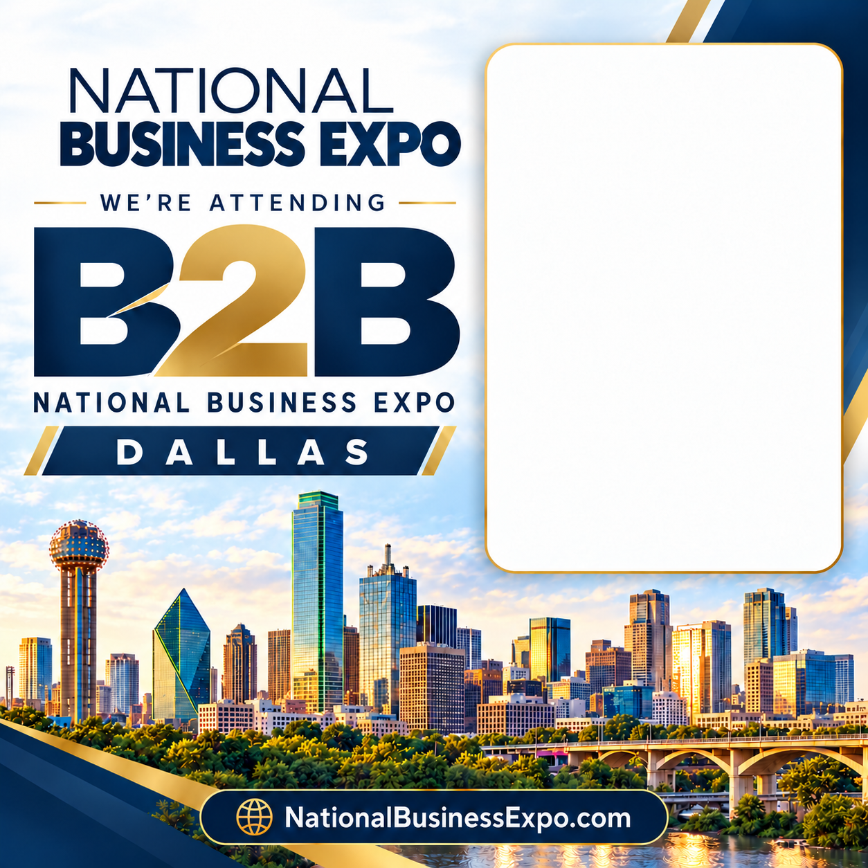 National Business Expo We're Attending badge for Dallas