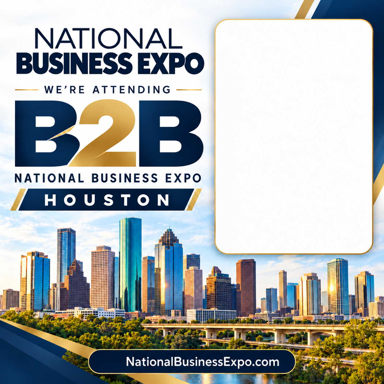 National Business Expo We're Attending badge for Houston