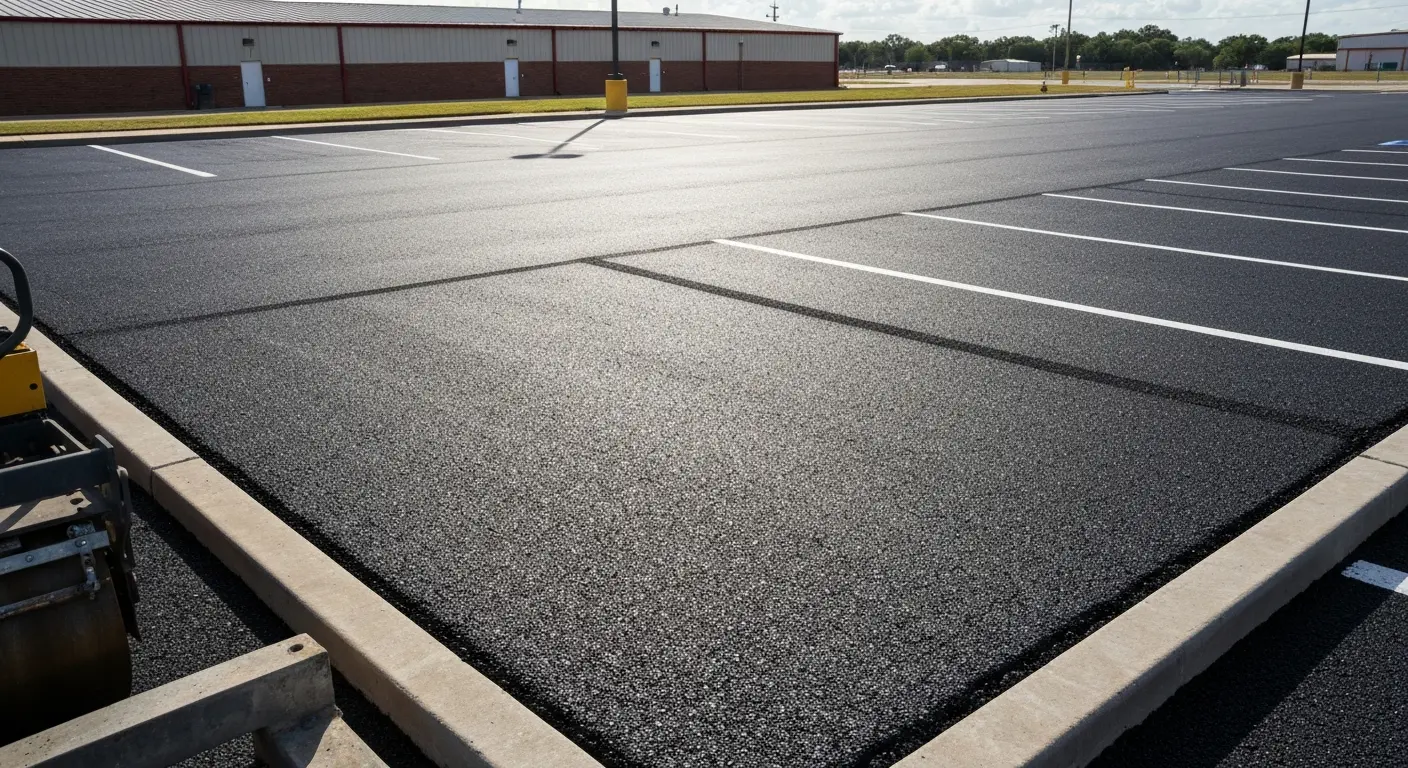 Asphalt paving project