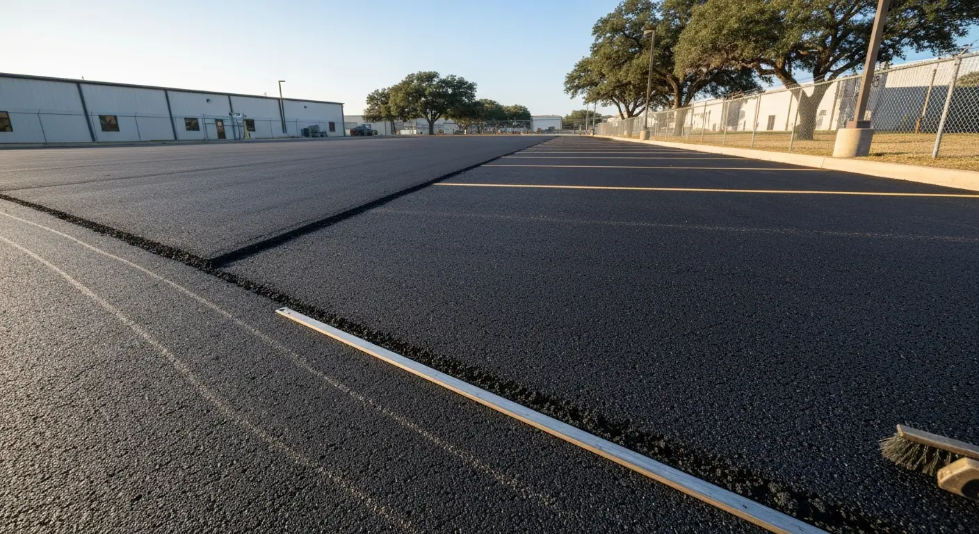 Asphalt repair project