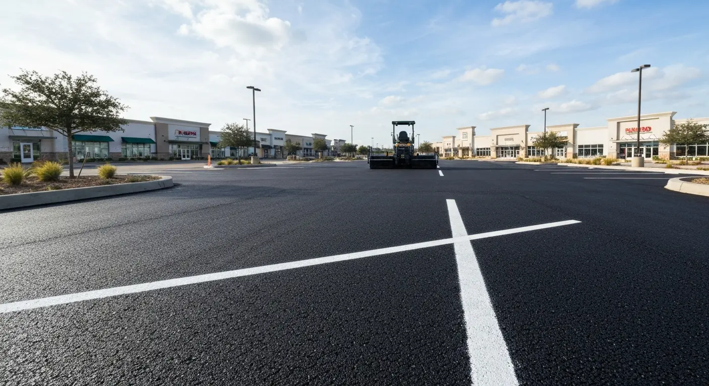 Asphalt paving project