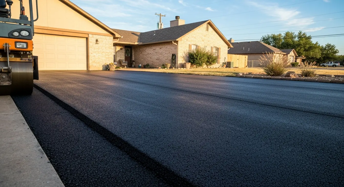Asphalt paving project