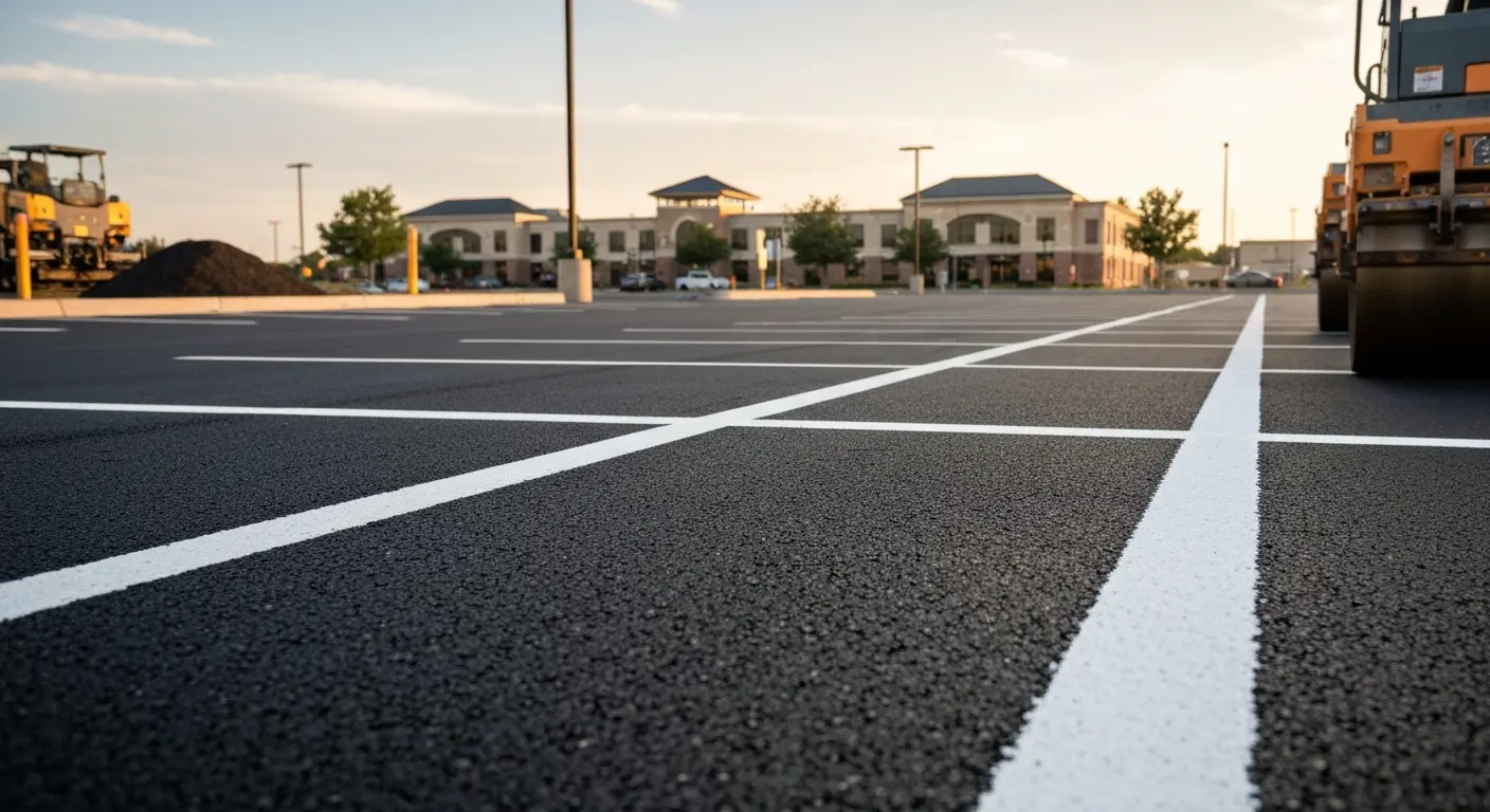 Asphalt paving installation