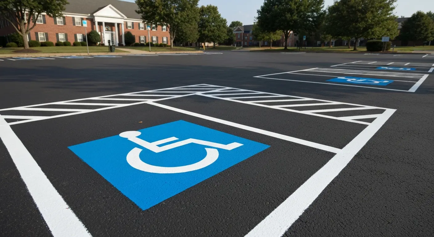 ADA accessible parking