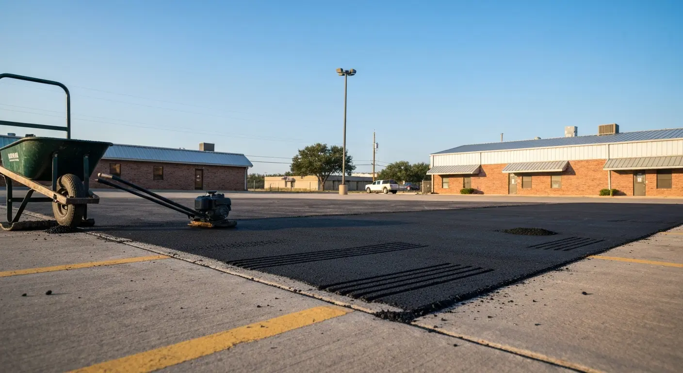 Asphalt repair and pothole patching